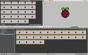 iMovie 操作画面